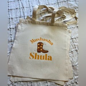 Latina Orange Boot Tote Bag.